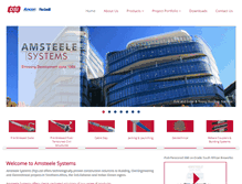 Tablet Screenshot of amsteele.com